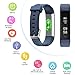 Letsfit Fitness Tracker with Heart Rate Monitor, Slim Activity Tracker Watch, Pedometer Watch, Sleep Monitor, Step Counter, Calorie Counter, Waterproof Smart Band for Kids Women and Men