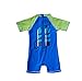 Bonverano(TM) Baby boy's UPF 50+ Sun Protection S/S One Piece Zip Sun Suit(9-12 mos)