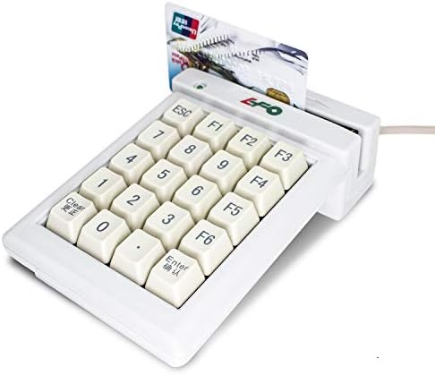 USB Magnetic Stripe Card Reader Encoder Credit Card w/Numeric Keypad