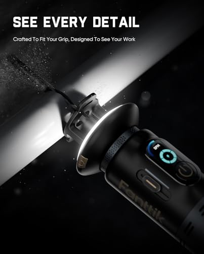Fanttik R11 Pro Brushless Cordless Mini Reciprocating Saw, 0–2200 SPM Variable Speed, Type-C Fast Charging, Tool-Free Blade Change, 5-Blade Kit for Wood, Metal & PVC