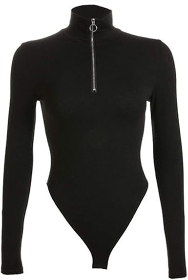 black turtleneck jumpsuit