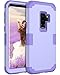 BENTOBEN Galaxy S9 Plus Case, Samsung S9 Plus Case Purple, Shockproof Slim 3 in 1 Hybrid Hard PC Soft Silicone Heavy Duty Rugged Bumper Protective Case for Samsung Galaxy S9 Plus(2018),Purple