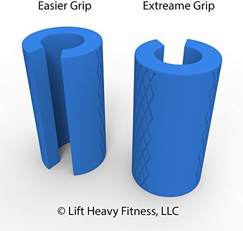 BIG GRIPS -Instantly Turns Your Barbell and Dumbbell For More Muscle Growth In Hands Wrists, Arms Chest Back Specially deigned not fully close 2 levels resistance- unique feature special to Big Grips