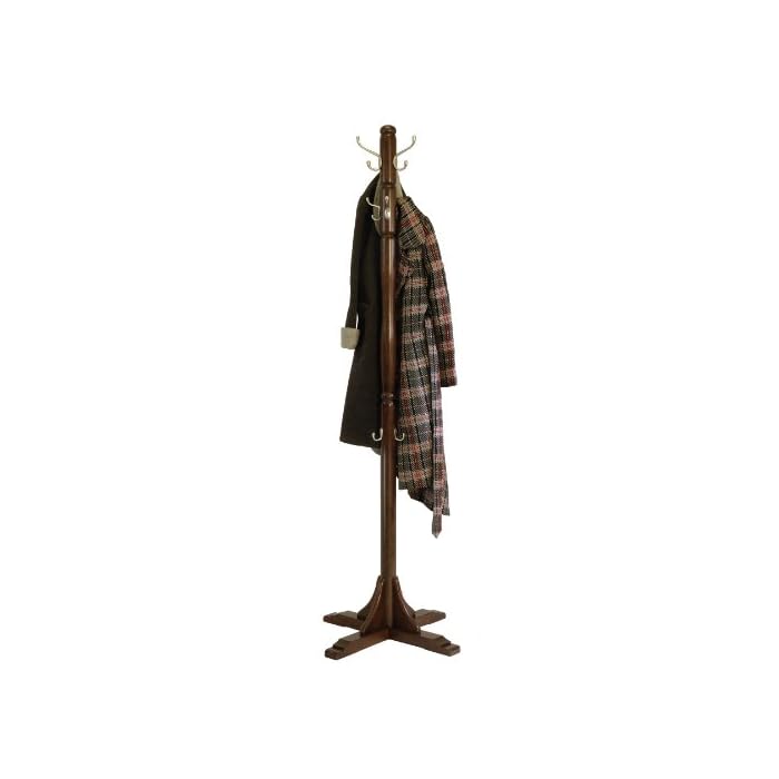 Winsome Wood Jera Coat Tree, Cappuccino LAVORIST