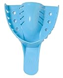 Dynarex Professional Dental Impression Trays Large Upper No. 1 12-Pack Disposable Perforated Plastic Trays