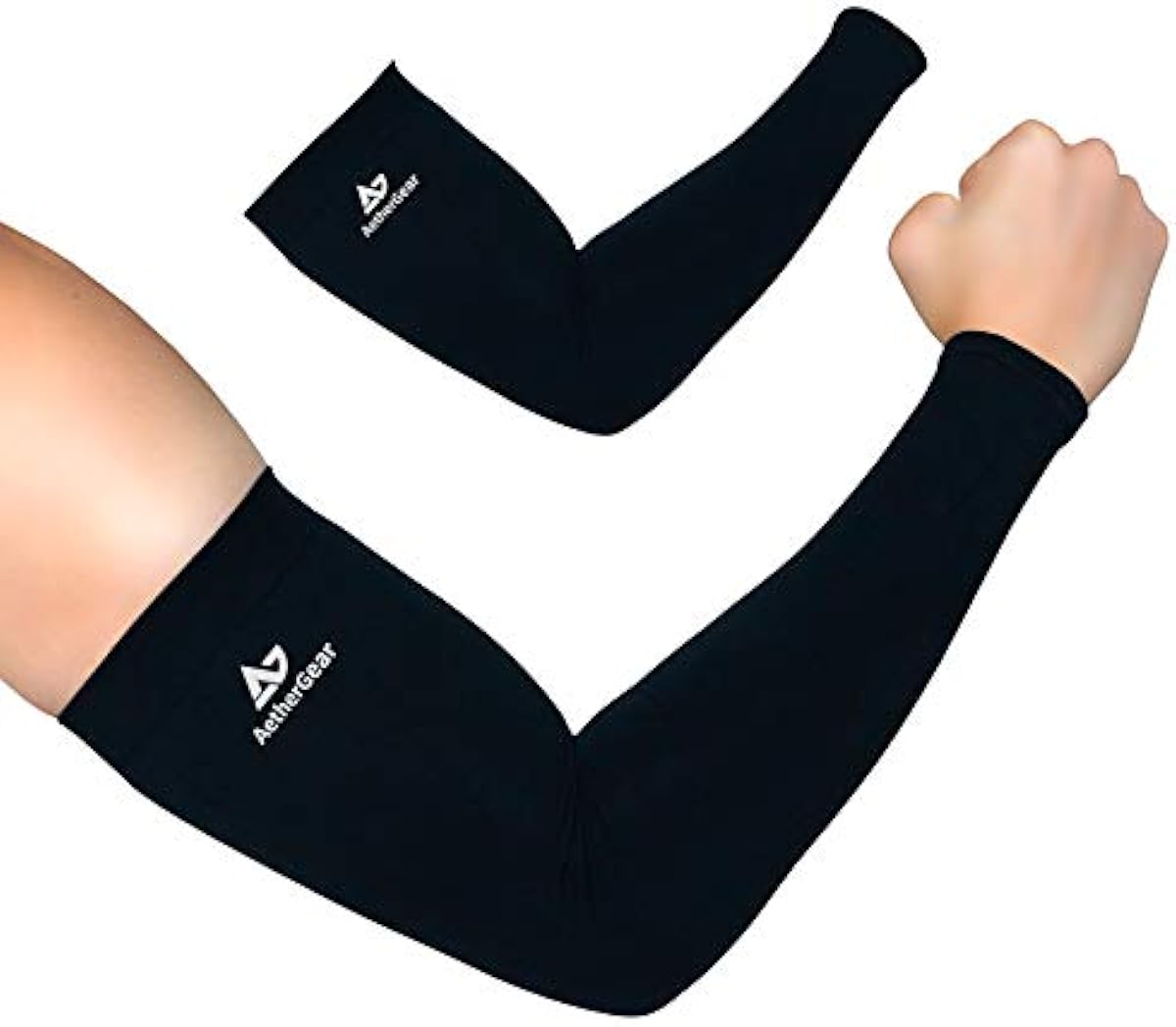 Aethergear Compression Arm Sleeve 1 Pair Protection Cover Arm Sleeves Men And Women To Promote Recovery Circulation And Performance For Basketball Baseball Golf Tennis Cycling Weight Lifting And Sports Kanadian Best Inc