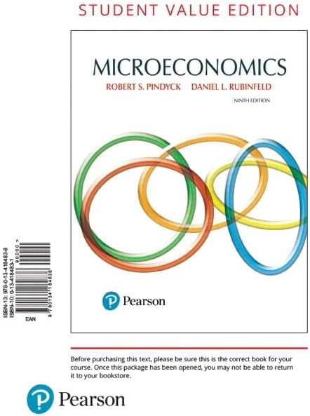 Microeconomics@ Global Edition: Pindyck, Robert: 9781292213316