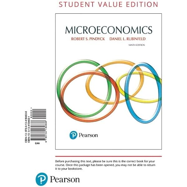 Microeconomics@ Global Edition: Pindyck, Robert