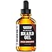 Leven Rose Spiced Sandalwood Beard Oil & Leave In Conditioner by Ranger Grooming Co, 100% Pure Natural Organic for Groomed Beards, Mustaches, and Moisturized Skin 1 oz