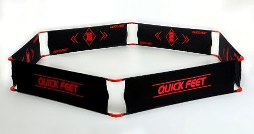 Quick Feet Unisex-Youth Trainer and App Sports Training Equipment, Black, x 3m
