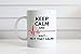 ARDOUR VAN Sudopo The Coffee Corner - Keep Calm and Wait. Not That Calm - 11oz Ceramic Coffee or Tea Mug - Funny Inspirational Mug for a Nurse or Doctor, Nurse Gift, Doctor Gift, Hospital Gift