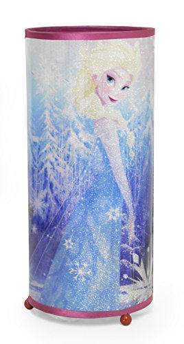 Disney Frozen Sparkle Cylinder Lamp, 12" x 5.5" x 5.5"