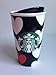Starbucks Double Wall Traveler White and Red Hearts