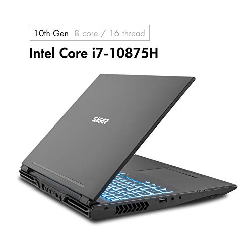 Sager NP8358F2 15.6-Inch FHD 144Hz, 72% NTSC Gaming Laptop, Intel i7-10875H, RTX 2070 Super 8GB, 16GB RAM, 500GB NVMe SSD + 1TB HDD, Windows 10