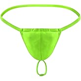 BreakEgg Men's Sexy Strap Thong Underwear with Athletic Supporter G-String Thong Underwear for Men