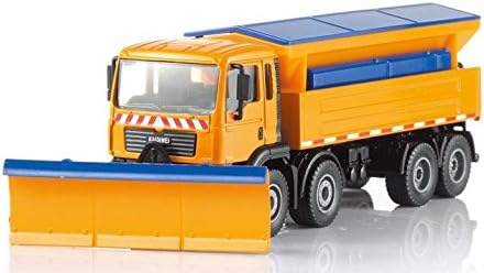 1:50 Diecast Simulation Alloy Die-Cast Models Vehicle Constructional Engine Snow Plough Truck Snow Removal Truck Model Vehicle Cars Toys