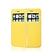 PASONOMI iPhone 6 Plus Case, [Smart Window View] Apple iPhone 6 Plus Folio Wallet Case - Slim Flip Leather Case for Apple iPhone 6+ iPhone Plus 5.5 Inch Smartphone (Yellow)