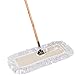 Tidy Tools Commercial Dust Mop & Floor Sweeper, 24 in. Dust Mop for Hardwood Floors, Cotton Reusable Dust Mop Head, Wooden Broom Handle, Industrial Dry Mop for Floor Cleaning & Janitorial Supplies…