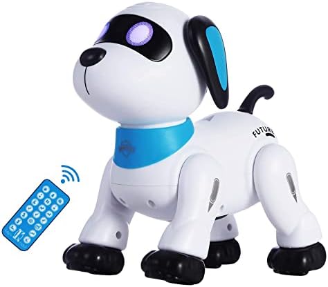 yiman Remote Control Robot Dog Toy, Programmable Interactive