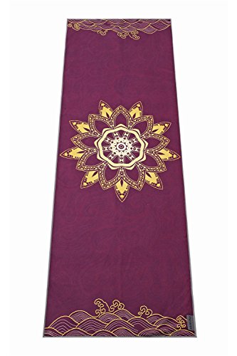 Fremous Yoga Towel Non Slip Yoga Mats with Corner Pocket Design(72"x25")- Skidless Microfiber Bikram Hot Yoga Towel - Perfect For Hot Yoga, Fitness, Pilates, Sport&Outdoors (totem)