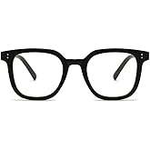 GLASAOTO Blue Light Reading Glasses for Women Men Oversized Square Frame Blocking Readers