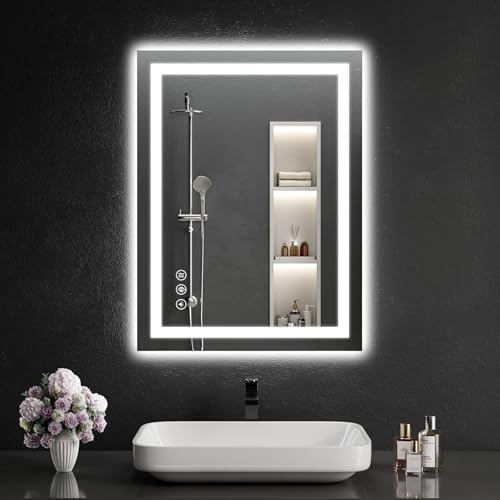 Wissmiels LED Bathroom Mirror 24x32 Inch