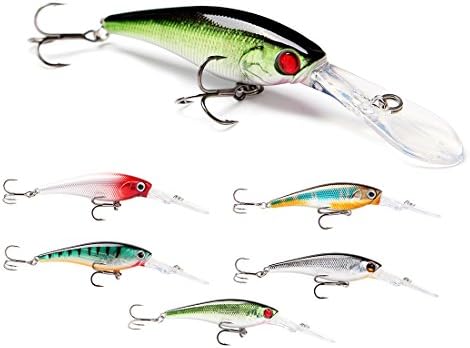 FISHLIVES Fishing Lures with BKK Hooks for Saltwater and Freshwater Fishing