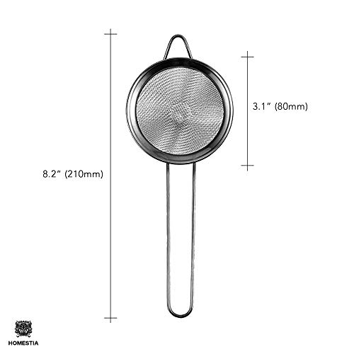6 Homestia+Cocktail+Stainless+Professional+Strainers