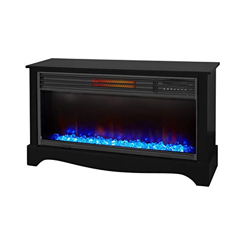 LIFE SMART Lifesmart 36 in. Low Profile Fireplace with Northern Lights
