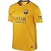 Nike Mens Barcelona Away Stadium Jersey [University Gold] (M)