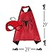 Child Super hero Costume, Cape and Mask Set for Kids, Birthday Party DIY Children