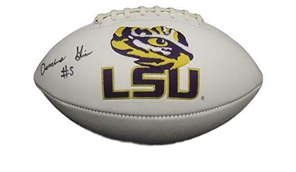 lsu autographed football