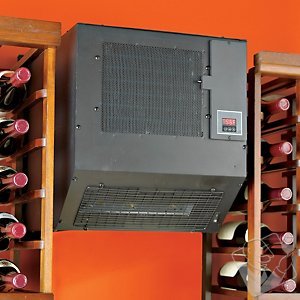 Grand Cru 1600 Wine Cellar Cooling Unit -Black -Max Room Size = 250 Cu Ft