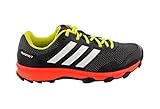 adidas Performance Men's Duramo 7 Trail Runner, Black/White/Infrared, 12 M US