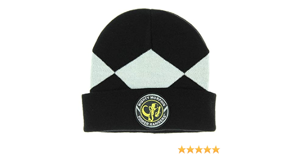 Black Ranger Adult Cuff Beanie 