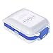 FaSoLa 8 Compartments Portable Pill Case Box, Moisture Proof Travel Pill Organizer, Medicine Vitamin Holder Container