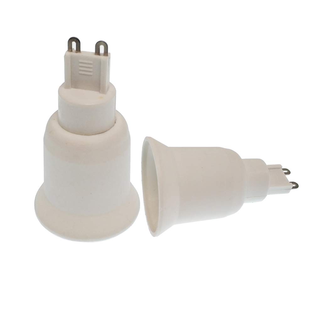 Photo 1 of E-Simpo 4pcs G9 to E26/E27 Adapter, G9 to Standard E26/E27 Socket Adapter,G9 Light Socket (4pcs G9 to E26/E27 Adapter)
