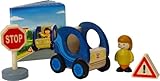 Hape Smart Car Wooden Figure Set with Book