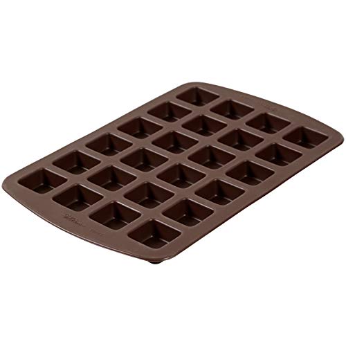 Wilton BiteSize Brownie Squares Silicone Mold, 24Cavity Pricepulse