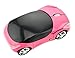 Welltop Wireless Mouse Computer Mice Car-shaped Game Mice 2.4Ghz Optical Mouse for pc Laptop Computer (Pink)