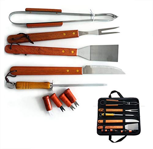 Ownerclan Camping Cooking Utensils Organizer Travel Set for BBQ with Case, Hiking Outdoor Cookware Unisils