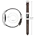 For Fitbit Charge 2 Wristband, Adjustable Genuine Leather Replacement Bands for Fitbit Charge 2 Coffee with Metal Connections