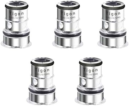 5pack Replacement C-o-i-l-s 0.4ohm/1.2ohm C-o-i-l Heads for T-i-g-o-n A-s-p-i-r-e (1.2ohm)