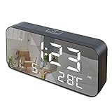 GLOUE LED Digital Alarm Clock, 9.6