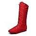 MSMAX Adult Dance Boots High Top Ballet Jazz Dancing Sneakers