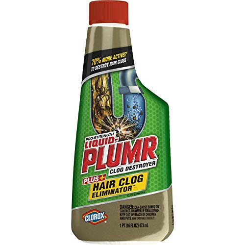 Hair Clog Eliminator, Liquid Drain Cleaner - 16 Ounces - 2 Pack