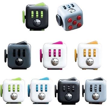 Fidget Cube Stress (2.2 cm) & Anxiety Reliever for Children and Adults - Helpful in Improving Focus (Random Color)