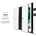 caseen ViVi Women's Smartphone Wallet Clutch Wristlet Case (Black/White) for Apple iPhone 6 5S 5C 5 4S 4, Samsung Galaxy S5 S4 S3, Google Nexus 5, LG G2, HTC One M7, Sony Xperia Z3 Compact / Z, Moto X, Moto G, Droid Razr [Up to 5.75 x 3.1 Inch Cellphone] - Medium Size