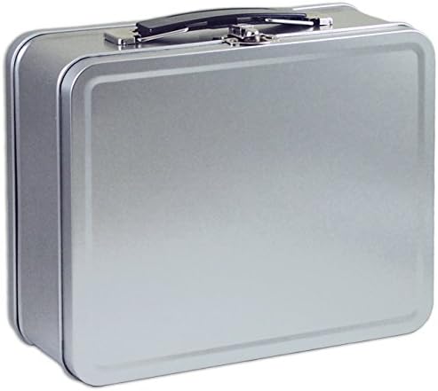 Amazon Com Plain Metal Medium Size Lunch Box