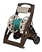 Suncast Hosemobile Portable Garden Hose Reel Cart with Wheels, Crank Handle, and Storage Tray for Gardening Accessories, 225' Hose Capacity, Mocha